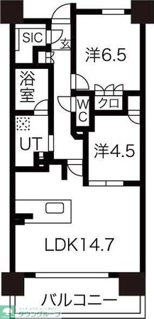 ザ・プラセシオン名古屋駅の物件間取画像